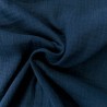 Double gaze de coton - Bleu marine - Calissone
