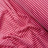 jersey raspberry stripes / textured white - Calissone