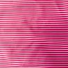 jersey raspberry stripes / textured white - Calissone