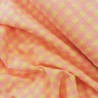 Vichy fil teint Bubble - Carreaux rose et jaune - Calissone