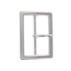 60mm rectangular belt loop - Silver - Calissone