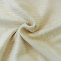 Ecru cotton jacquard - Calissone
